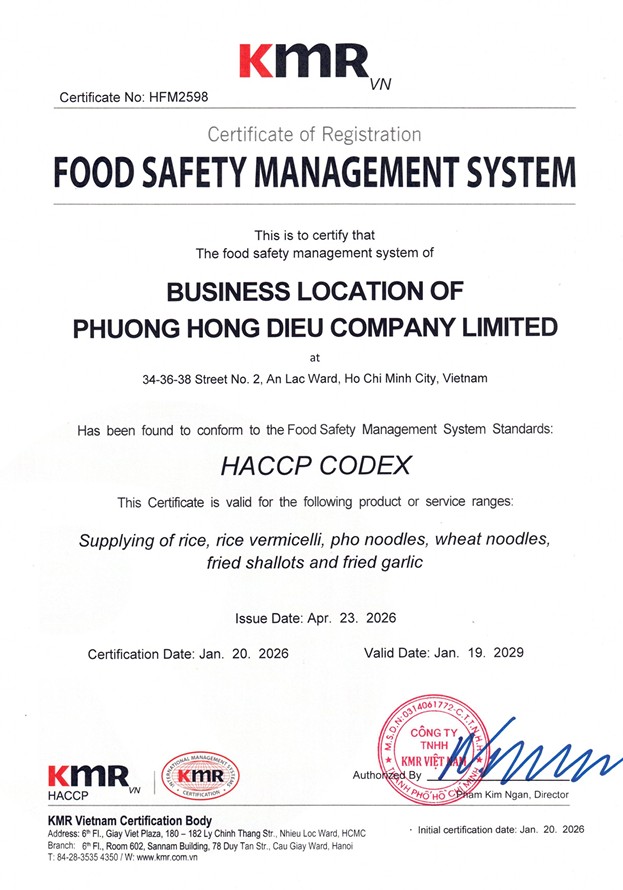 Vietnamese food export